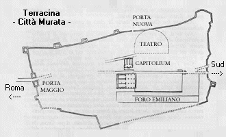 Città murata
di Terracina
(17948 bytes)